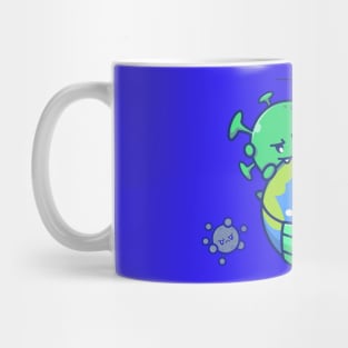 World Scare Corona Virus Cartoon (8) Mug